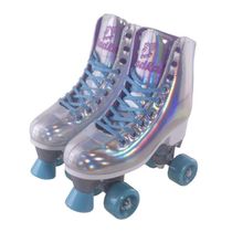 Patins 4 Rodas Shine Platinado 35-38 - Fenix