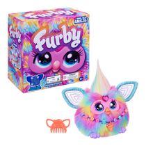 Figura de Pelúcia Interativa - Furby - Tie Dye - Hasbro