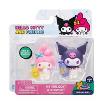 2 Bonecas My Melody e Kuromi (Lamparina) - Hello Kitty