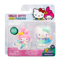 2 Bonecas Hello Kitty e My Melody (Lua Azul) - Hello Kitty