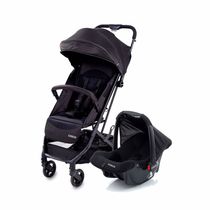 Carrinho com Bebê Conforto Travel System Minny 3.0 Duo Cosco Preto Absoluto