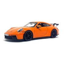 Miniatura Carro Porsche 911 Gt3 1/24 Laranja Bburago 21104