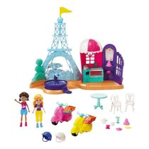 Boneca Polly Pocket Conjunto Perfeitamente Paris + 15 Peças