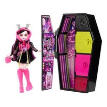 Boneca Monster High Draculaura Skultimate Secrets Neon Luxo