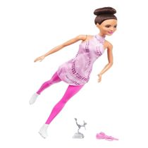 Boneca Barbie Profissões Patinadora Artística No Gelo D Luxo