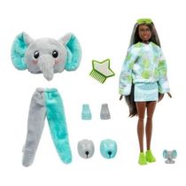 Boneca Barbie Cutie Reveal Animais Da Selva Pelúcia Elefante