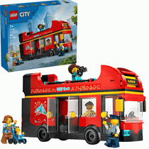 LEGO City Ônibus Turístico Panorâmico Vermelho 384Pçs7+60407