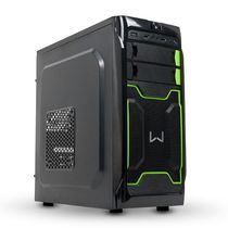 Gabinete Gamer Haida Preto Warrior - GA187OUT [Reembalado] GA187OUT