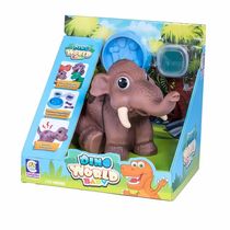 Figura com Som - Dino World Baby - Mamute - Cotiplás