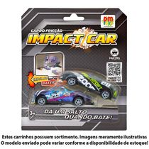 Carrinhos de Fricção - Impact Car - Sortidos - DM Toys