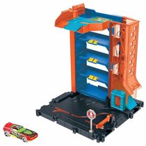 Conjunto e Veículo - Hot Wheels City - Garagem - Mattel