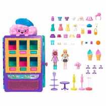 Conjunto Bonecas e Cenário - Polly Pocket - Máquina de Moda Doce - Mattel