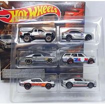 Set Caixa Hot Wheels 6 Miniaturas Zamac Hdh53 Edição Especia