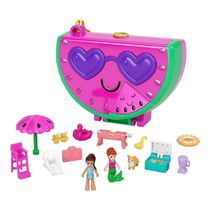 Polly Pocket Estojo Mágico Festa Da Melancia Diversão