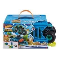 Pista Hot Wheels Mega Wrex - Monster Trucks Caixa De Choques