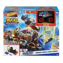 Pista De Corrida Monster Trucks Hot Wheels Arena Do Desafio