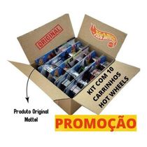 Kit Hot Wheels C/ 10 Unidades De Carrinhos - Sem Duplicidade