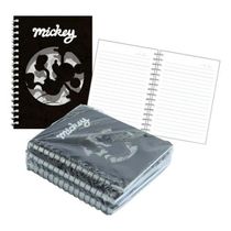 Kit 2 Caderno Espiral De 80 Folhas Mickey Mouse Disney 14cm