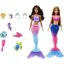 Kit 2 Boneca Barbie Sereias Dreamtopi Com Varios Acessórios