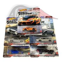 Hot Wheels Premium Fast Furious Superstars Set Supra Charger