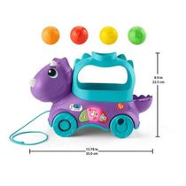 Dinossauro Fisher Price Dino Bolinhas Com Musica De Empurram