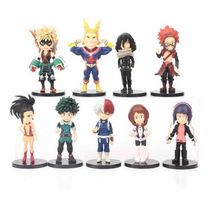 Coleção 9 Action Figure My Hero Academia Boku No Hero 8 Cm