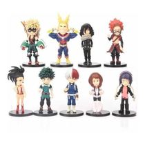 Coleção 9 Action Figure My Hero Academia Boku No Hero 8 Cm