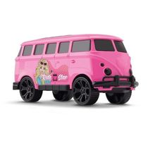 Carrinho Carro Brinquedo Kombi Rosa Ride Star