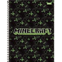 Caderno Universitário De 10 Matérias Minecraft Classico