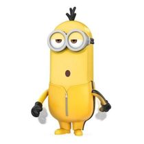 Boneco Minions Kevin Roupa Banana Gigante De 15 Cm