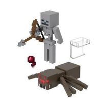 Boneco Minecraft Esqueleto E Aranha Lançamento 2023 De Luxo