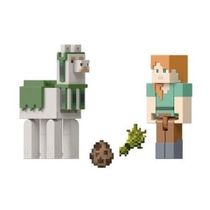 Boneco Minecraft Alex E Llama De Luxo Lançamento 2023