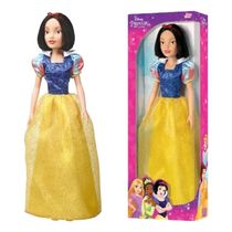 Boneca Princesa Disney Branca De Neve De 55cm Vestido Luxo