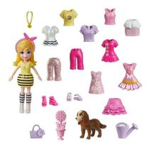 Boneca Polly Pocket Conjunto Abelha Com 13 Roupas E Muito ++