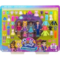 Boneca Polly Pocket Conjunto C/ Polly, Shani, Gilda E Jake