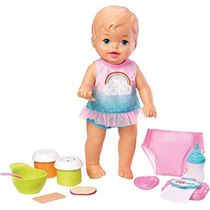 Boneca Little Mommy Bebê Mama Faz Xixi Deluxe Com Comidinha