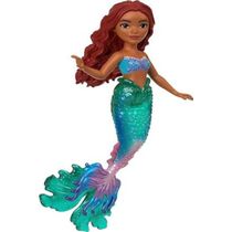 Boneca Disney A Pequena Sereia Mini Ariel Novo Filme Negra