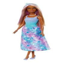 Boneca Barbie Fantasia Donzelas Vestidos De Sonho Lilás