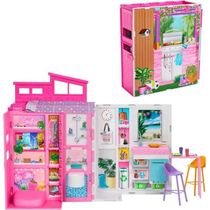 Boneca Barbie Casa Casinha Glam Com Boneca De Luxo 66cm