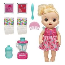 Boneca Baby Alive Misturinha Explosão D Sabor Vitamina Loira