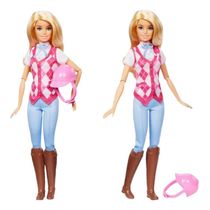 Boneca Barbie A Grande Corrida De Cavalo Malibú Equitação