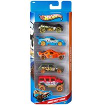 Kit 5 Carrinhos Básicos Sortidos - Hot Wheels 1806