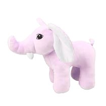 Pelúcia Infantil - Elefante Pipoca - Rosa - W.U. Bichos de Pelúcia