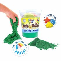 Massinha de Modelar - Art Kids - Areia Mágica - 550g - Verde - Acrilex