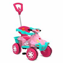 Quadriciclo Infantil - Passeio e Pedal - Smart Quad - Rosa - Bandeirante