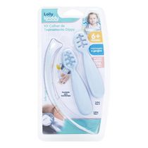 Kit Colheres de Treinamento - Dippy - Azul - Lolly Kinddy