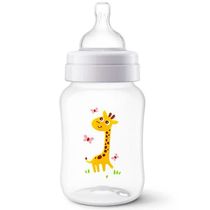 Mamadeira - Anticólica - 260ml - Clássica - Girafa - Philips Avent