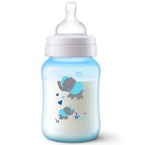 Mamadeira - Anticólica - 260ml - Clássica - Elefante - Philips Avent