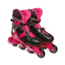 Patins Inline com Acessórios - Ajustável - Barbie - 37 A 40 - Fun Divirta-se