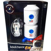 Veículo e Mini Boneco - Astronautas - Estação Espacial - Fun Divirta-se